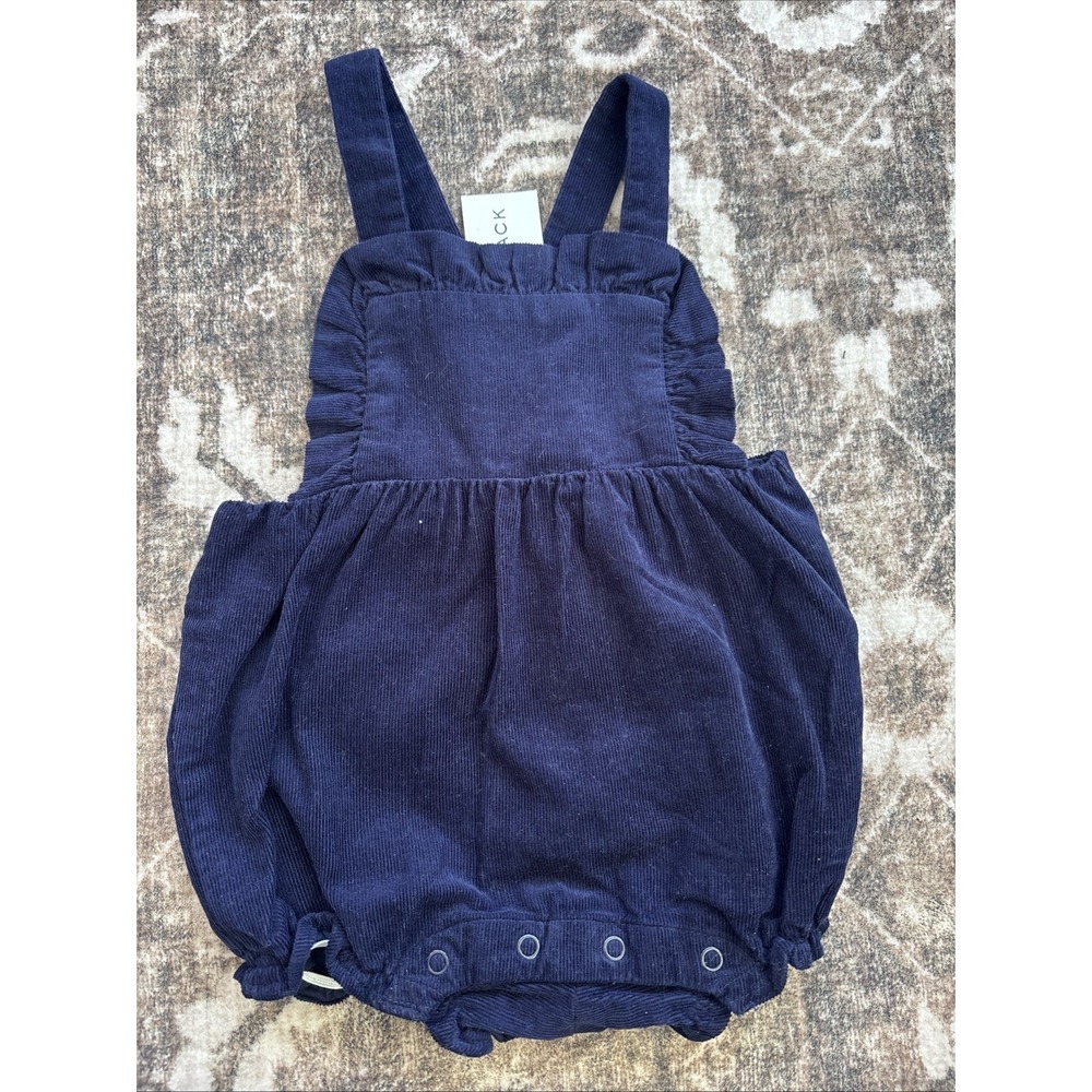 Jamie & Jack Size 3-6 Months Ruffle Corduroy Shortalls